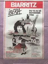 Affiche originale iberia d'occasion  Anglet