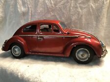 ANTIGO BRINQUEDO DE FRICÇÃO RARO BANDAI VW VOLKSWAGEN SEDAN CARRO KING SIZE LATA JAPÃO (VERMELHO) comprar usado  Enviando para Brazil
