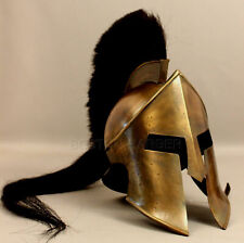 brass greek spartan helmet for sale  Jamaica