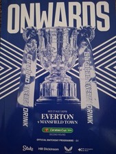 Everton mansfield town for sale  LIVERPOOL