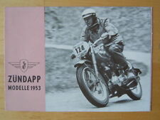 Zündapp prospekt 1953 gebraucht kaufen  Wiesloch