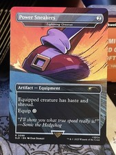 Tênis Power Lightning Greaves #2099 quase perfeito/perfeito MTG Magic Secret Lair Sonic Hedgehog comprar usado  Enviando para Brazil