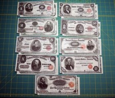 1891 treasury notes for sale  Palmyra