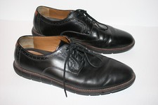 Sapatos sociais masculinos Johnston & Murphy Holden biqueira lisa couro preto 11 1/2 M comprar usado  Enviando para Brazil