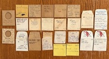 Lote de 23 envelopes e suportes de moedas antigas para moedas coloniais dos EUA comprar usado  Enviando para Brazil