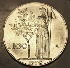 100 lire 1970 usato  Pescara