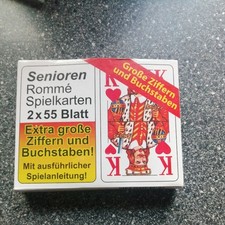 Senioren romme spielkarten gebraucht kaufen  Höfen