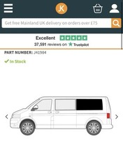 Justkampers transporter lwb for sale  NUNEATON