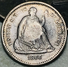 1866 seated liberty for sale  Barrington