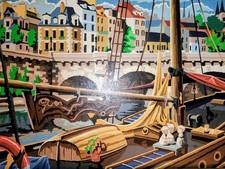 Tableau paris pont d'occasion  Noyon