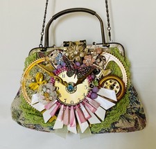 Steampunk clock bag for sale  NUNEATON