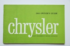 1963 chrysler owner for sale  Chicago