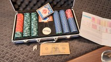 Pokerset pokerchips cartamundi gebraucht kaufen  Berlin