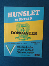 Hunslet doncaster rugby for sale  DAWLISH