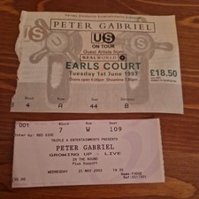 Peter gabriel concert for sale  ABBOTS LANGLEY