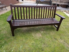 Wooden garden bench for sale  SCARBOROUGH