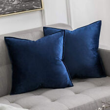 Velvet plain cushion for sale  USA