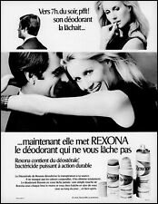 1969 Rexona Desodorante jovem loira língua francesa foto impressão anúncio LA32 comprar usado  Enviando para Brazil