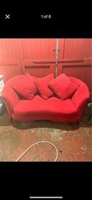 Seater red settee for sale Seater red settee for sale  BOLTON