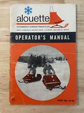 Vintage 1960 alouette for sale  Traverse City