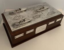 MUITO RARO BARCO A MOTOR DE POPA FIGURA ESTERLINA AMERICANA C.O.R.A. TROFÉU DE CORRIDA   comprar usado MUITO RARO BARCO A MOTOR DE POPA FIGURA ESTERLINA AMERICANA C.O.R.A. TROFÉU DE CORRIDA   comprar usado  Enviando para Brazil