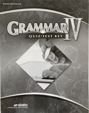 Abeka grammar quiz for sale  Strafford
