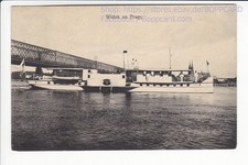 POLSKA , WARSZAWA , WIDOK NA PRAGE , WISŁA , PAROWIEC , WARSZAWA , 1911 na sprzedaż  Wysyłka do Poland