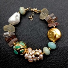 Pulseira de contas de pérolas de água doce pérola branca amazonita quartzo concha do mar comprar usado Pulseira de contas de pérolas de água doce pérola branca amazonita quartzo concha do mar comprar usado  Enviando para Brazil