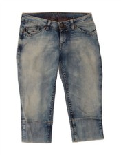 Usado, Bermuda jeans feminina Tommy Hilfiger W28 azul médio tingido algodão CJ15 comprar usado  Enviando para Brazil