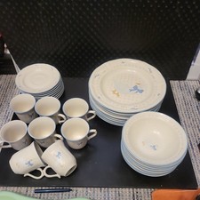 Conjunto de jantar vintage Moonlight Geese 32 peças década de 1980 louça louça louça NÃO USADO comprar usado Conjunto de jantar vintage Moonlight Geese 32 peças década de 1980 louça louça louça NÃO USADO comprar usado  Enviando para Brazil