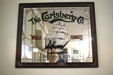 Quadro pubblicitario carlsberg usato  Portomaggiore