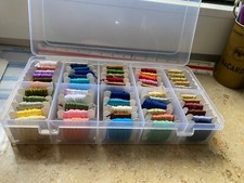 Stickgarn sorten box gebraucht kaufen  Bestensee