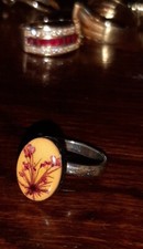 Anello argento fiori usato  Latina