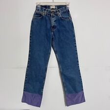 Usado, Jeans feminino vintage novo sem etiquetas Gap cintura alta forrado de lã tamanho 20/22 azul cintura baixa comprar usado  Enviando para Brazil