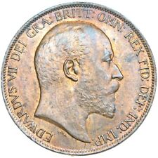 Edward vii. penny. for sale  MARKET RASEN