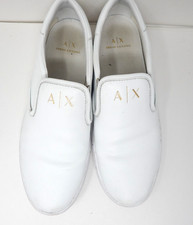 Tênis ARMANI EXCHANGE CASUAL COURO BRANCO MASCULINO TAMANHO 9 EUA comprar usado  Enviando para Brazil
