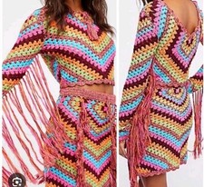 Blusa SPELL & THE GYPSY COLLECTIVE Joni cropped borla crochê tamanho P, usado comprar usado Blusa SPELL & THE GYPSY COLLECTIVE Joni cropped borla crochê tamanho P, usado comprar usado  Enviando para Brazil