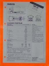 IVECO GRANDS ROUTIERS / 190-42 / CHASSIS PORTEUR / FICHE TECHNIQUE 1986 comprar usado IVECO GRANDS ROUTIERS / 190-42 / CHASSIS PORTEUR / FICHE TECHNIQUE 1986 comprar usado  Enviando para Brazil