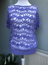 Ladies crochet jumper for sale  PRESTON