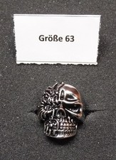 Fingerring siegelring totenkop gebraucht kaufen  Großaitingen