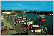 Cartão postal antigo K4 para pesca iate bacia de barco de Porto Isabel Texas comprar usado  Enviando para Brazil