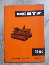 Deutz raupenschlepper dr100 gebraucht kaufen  Recke