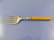 PEIXE CABO DE OSSO BOVINO ou GARFO DE SERVIR com colarinho banhado POR sem marca comprar usado  Enviando para Brazil