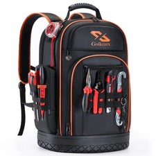 GOLKCURX MOCHILA DE FERRAMENTAS MOCHILA RESISTENTE BOLSA DE FERRAMENTAS 1680D GLKC-1680DBP - LARANJA comprar usado  Enviando para Brazil