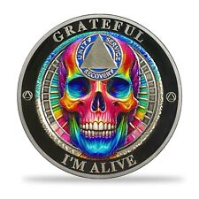 Moneda Sobriedad Personalizada 1-60 Años Medallones AA Recuperación Sobrios Regalos Para Hombres Mujeres segunda mano  Embacar hacia Mexico
