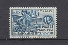 Używany, Czad 1931 Czcionki kluczy "Wystawa Kolonialna" z napisem "TCHAD" MLH na sprzedaż  PL
