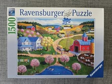 Rompecabezas Ravensburger 1500 piezas - Farm Country segunda mano  Embacar hacia Mexico