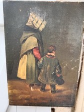 Tableau toile paysanne d'occasion  Alençon