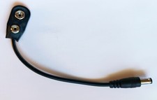 Bateria de 9 volts para cabo adaptador de entrada de energia 9V para pedal de efeitos de guitarra caixa aberta comprar usado  Enviando para Brazil