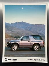 Vauxhall frontera sport for sale  GLOUCESTER